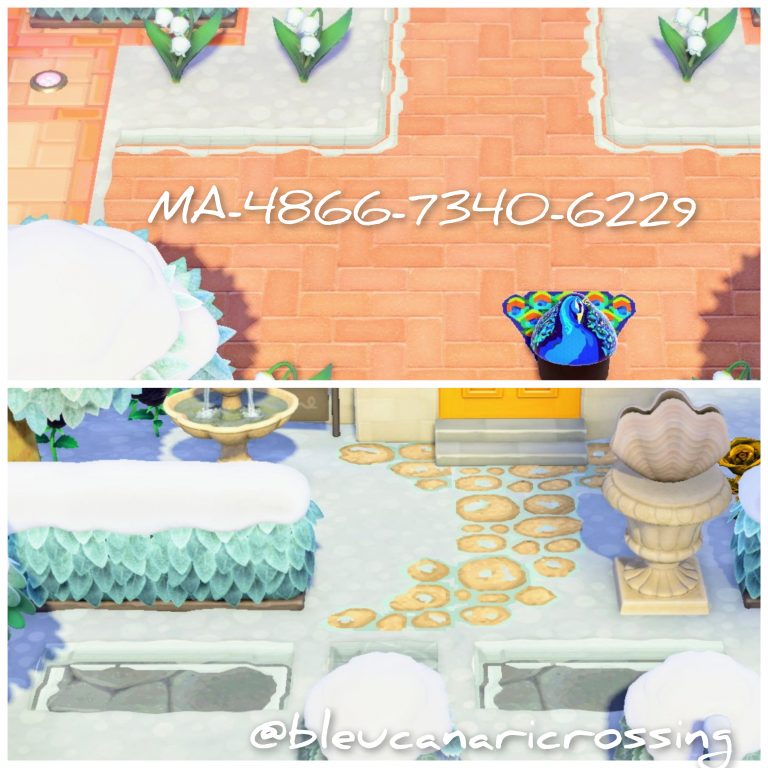 Animal Crossing: Added exterior corner designs to my shoveled path overlay. Find everything under my creator code MA-4866-7340-6229 ?