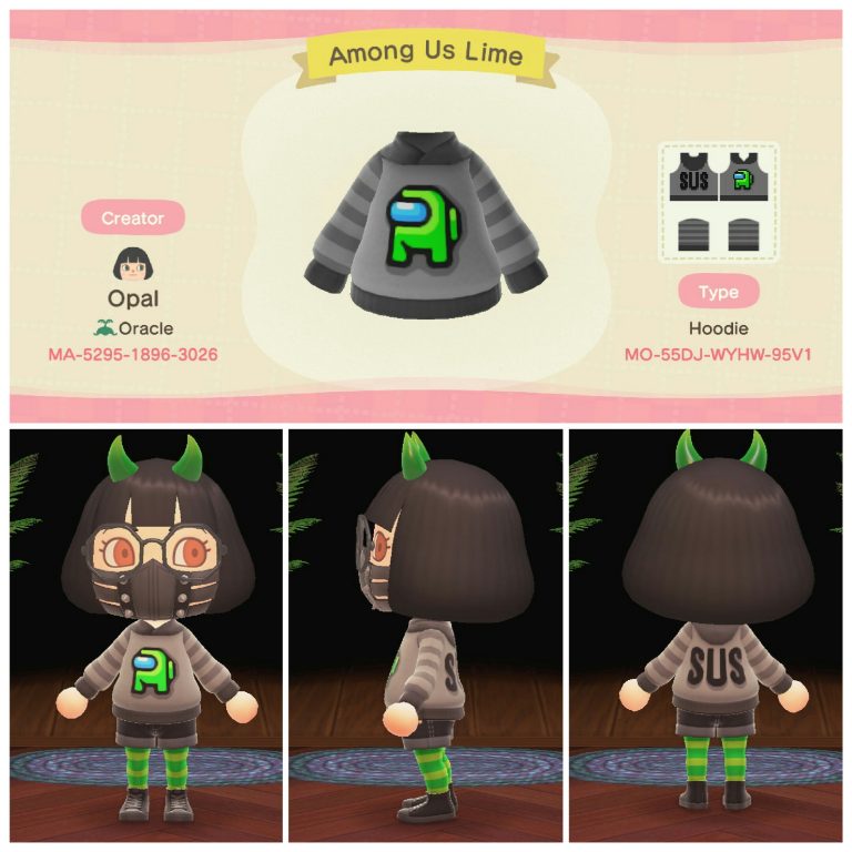 Animal Crossing: Among Us sweaters in all in-game colors! ?