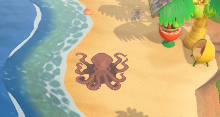 Animal Crossing: An octopus I made. It’s four design slots. MA-6973-8025-2964