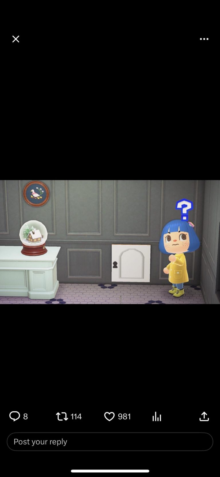 Animal Crossing: Anyone have a QR code for a little door like this one?