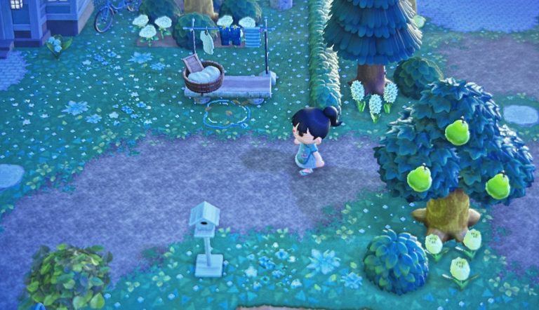 Animal Crossing: Anyone have the code for this dirt path or flowers??