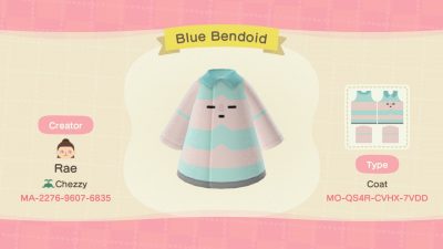 Animal Crossing: Blue Bendoid Coat