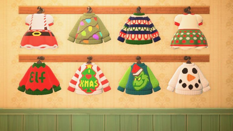 Animal Crossing: Christmas clothes ☺️ MA-0662-8414-8116
