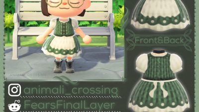 Animal Crossing: Did someone ask for a cottage-core outfit with an A-Prawn🦐? No? My crustacean puns may not fit, but Forest Glaze will as it’s in all skin tones! As always, enjoy~<3