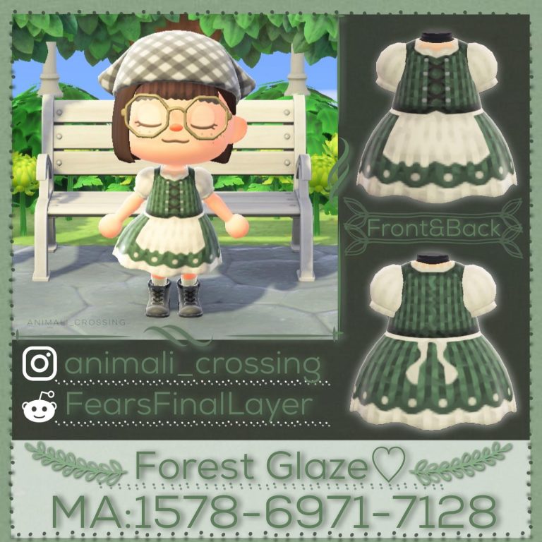 Animal Crossing: Did someone ask for a cottage-core outfit with an A-Prawn?? No? My crustacean puns may not fit, but Forest Glaze will as it’s in all skin tones! As always, enjoy~<3