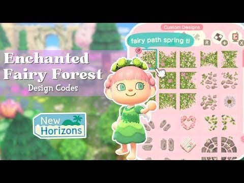 Animal Crossing: Fairy Forestcore Design Codes for YOUR Island!