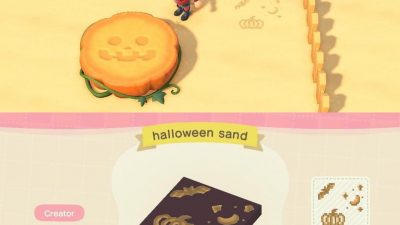 Animal Crossing: Halloween Sand Art