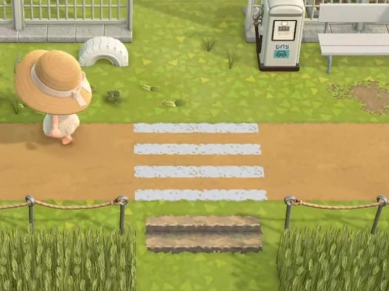 Animal Crossing: Hi! I’ve been looking for this design (white lines that look like a crossing) and can’t seem to find it. Any help would be appreciated!