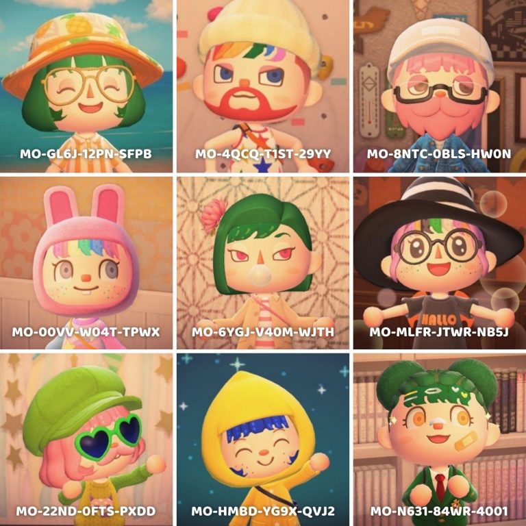 Animal Crossing: I got a wild hair…I mean hair! I made a bunch of hair facepaints. Thanks to all the other creators who inspire me :)