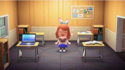 Animal Crossing: I made Monika’s uniform from DDLC!