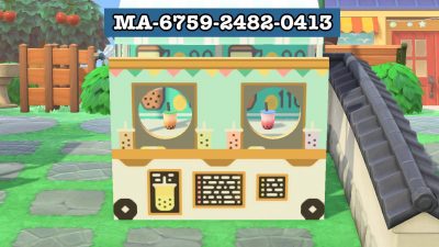 Animal Crossing: I made a boba cart for all your boba cart needs!