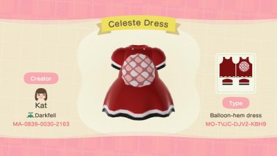 Animal Crossing: I made a little Celeste dress!