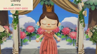 Animal Crossing: I’ve been slaving away over “Blushing Beauty♡” for you all! It comes in all skin tones. As always, enjoy ~<3