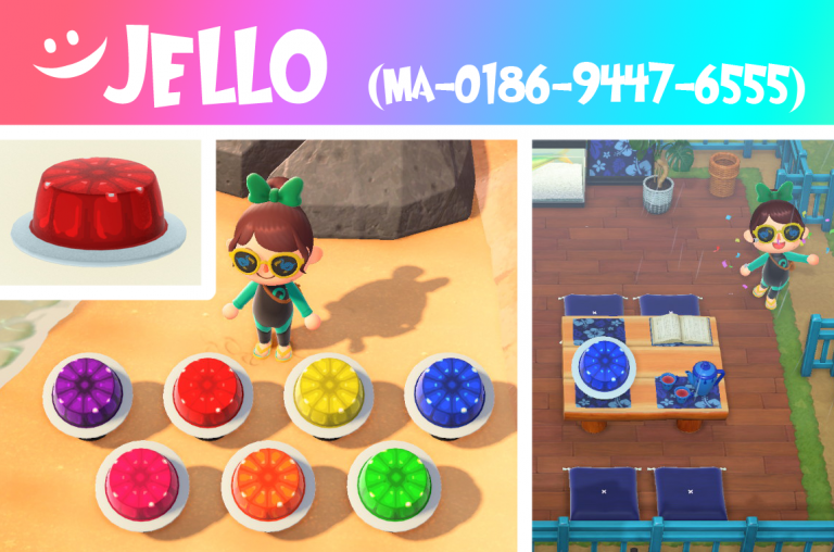 Animal Crossing: Made some jello in assorted colours! Use it for a food stall, or put it on your head