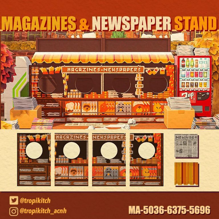 Animal Crossing: Magazines & Newspapers stand for your urban island ?