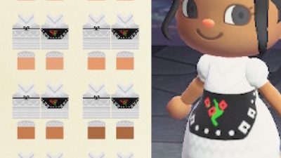 Animal Crossing: Mexican dress from Veracruz now available in 8 skin tones ❤️