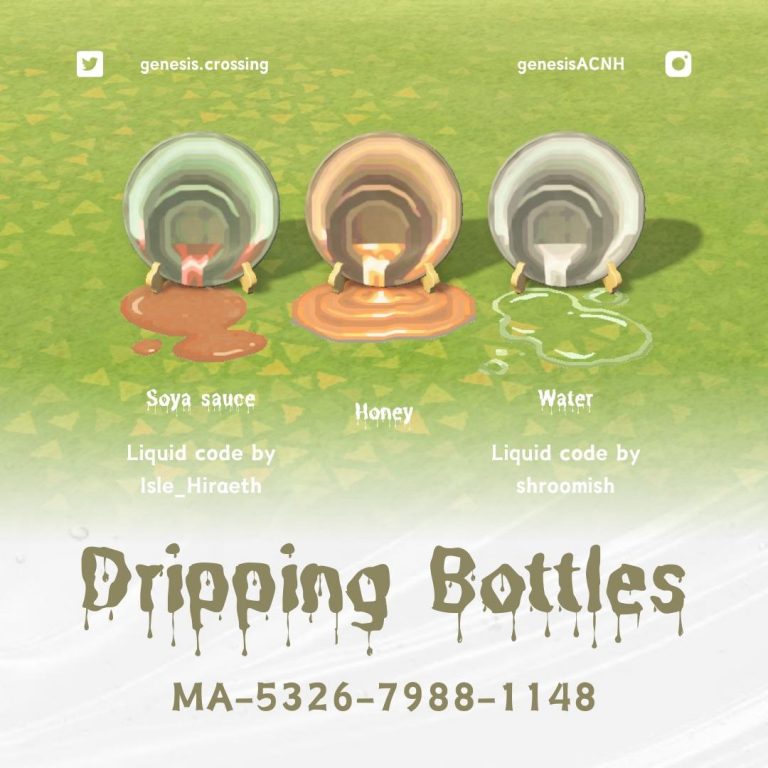Animal Crossing: More dripping bottles! Friendly to different grounds this time