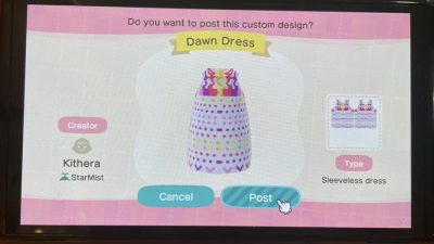 Animal Crossing: ✨My Two New ACNH custom design dresses ✨