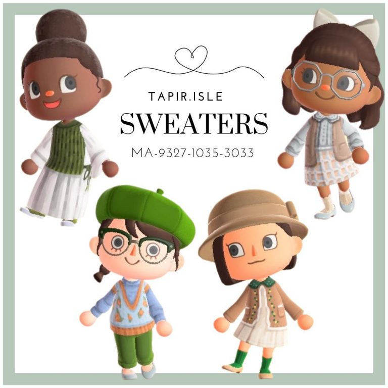 Animal Crossing: New designs for fall!