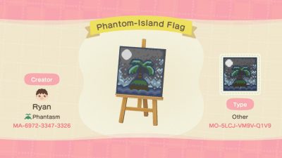 Animal Crossing: Phantom-Island Flag
