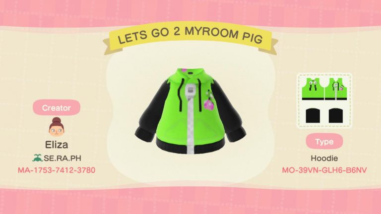 Animal Crossing: Relive your 2009 scene kid phase with the iconic Hot Topic GIR hoodie, and this time mom can’t say “No, it’s too expensive” because your family was hit hard financially by the previous year’s economic recession~!