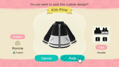 Animal Crossing: Scott Pilgrim Themed Outfits
