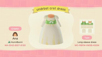 Animal Crossing: Some corset dresses and a pair of overalls!