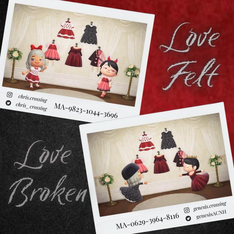 Animal Crossing: Valentines Day is coming! Are you going to have a sweet one? Here we present you our sweet and bitter Valentine’s Day collection, “Love Felt, Love Broken”!