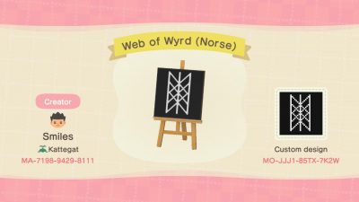 Animal Crossing: Web of Wyrd (Norse Viking Symbol)