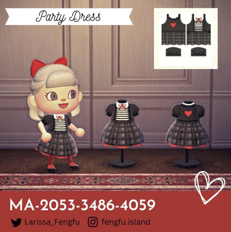Animal Crossing: ❤️You’re going to rock the party in this sweet little number! Part of a winter/Valentine’s collection.