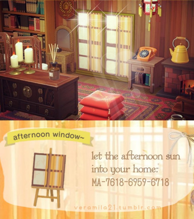Animal Crossing: afternoon sun curtains