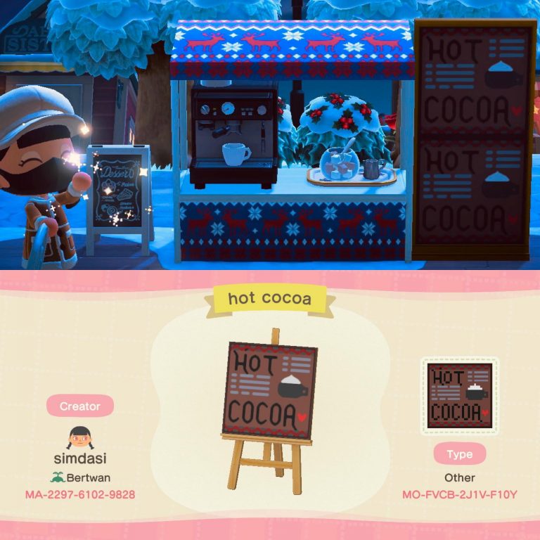 Animal Crossing: ☕️✨hot cocoa stand✨☕️