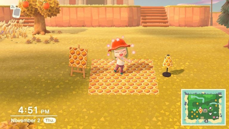 Animal Crossing: just spent HOURS working on this looping honeycomb design for my island! should i upload it? would anyone use it?