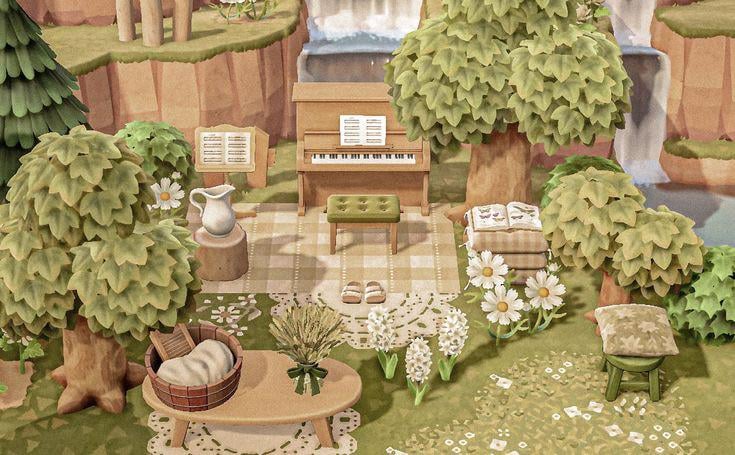 Animal Crossing: picnic blanket custom designs similar to this?