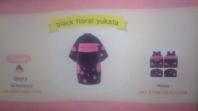 I haven’t made a lot of clothing recently and didn’t spend the most time on this but I made this floral yukata, I hope you enjoy it!